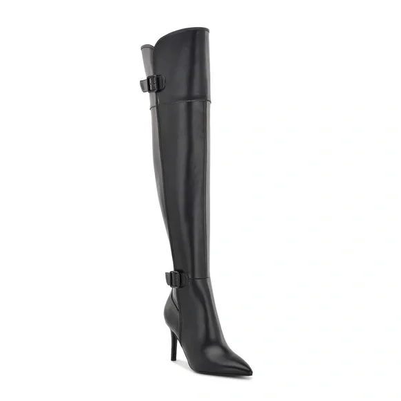 Nine West Flye Over the Knee Heeled Boots - Picture 2 of 11